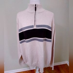 2/$15 Eddie Bauer 1/4 Zip Mock Neck Sweater